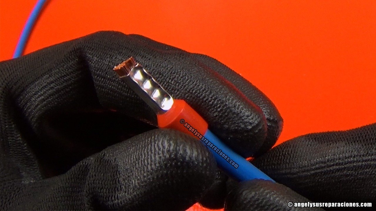 puntera o ferrule crimpado