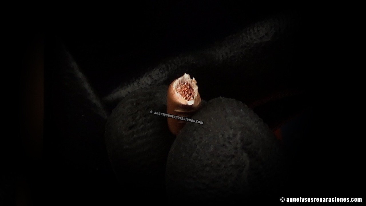 Cable de 6mm2 machacado